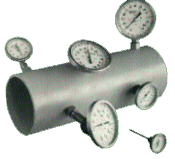 lbt-20 2'' bimetal mechanical analog thermometer